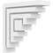 Ekena Millwork Standard Landon Architectural Grade PVC Bracket, 2"W x 7"D x 7"H BKTP02X07X07LAN - alternate 1